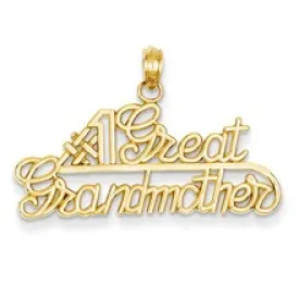 #1 Great Grandmother Charm in 14k Gold