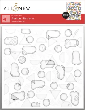 Abstract Patterns Builder Stencil Set (3 in 1)