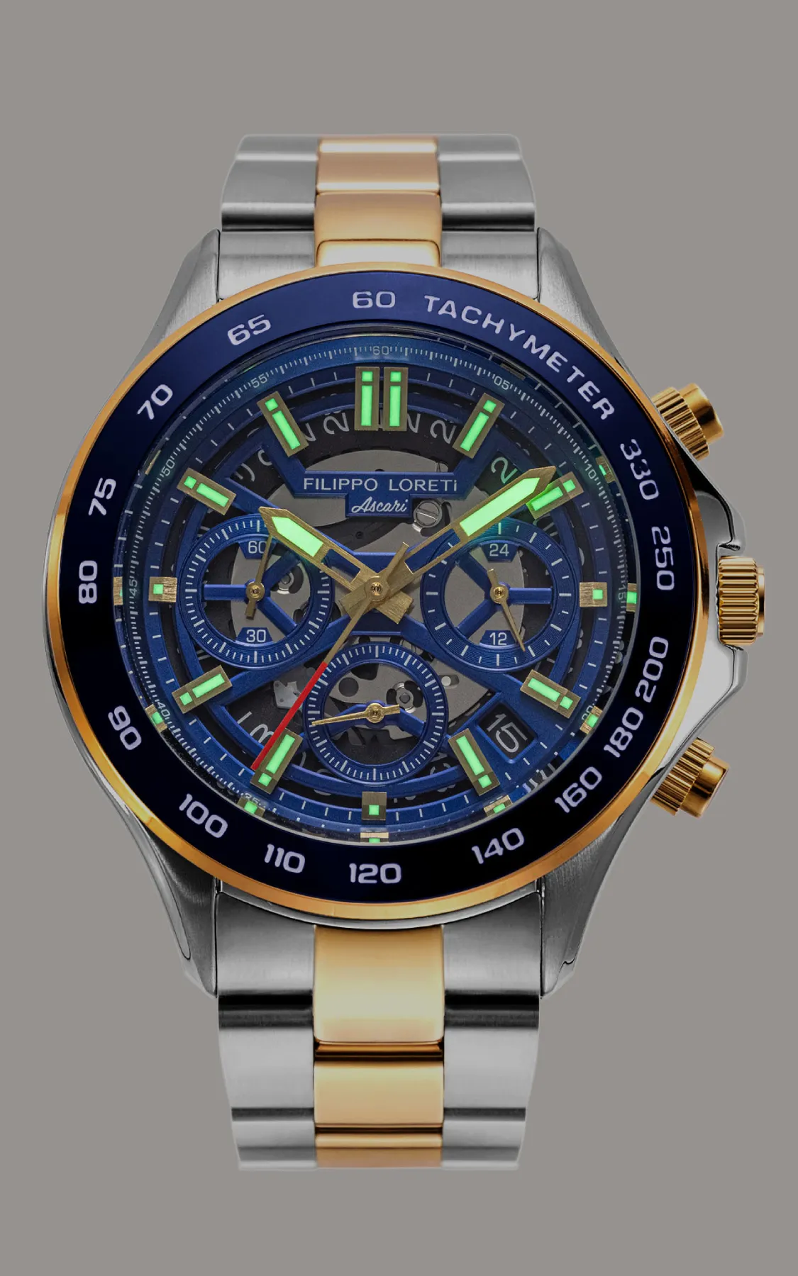 Ascari Monza Skeleton Two Tone Blue