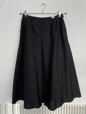 Bias Cut Wool Midi Skirt 70s