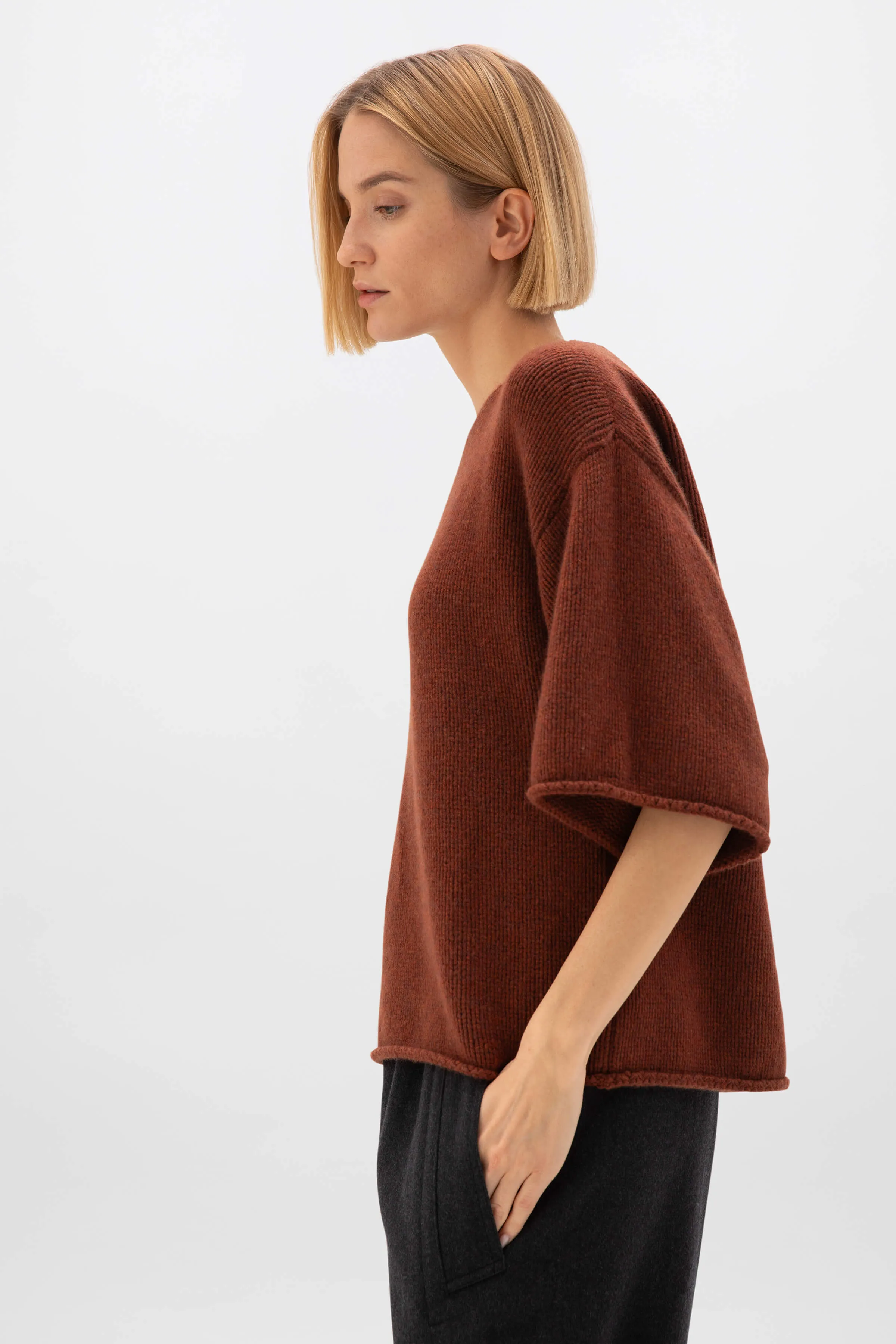 Boat Neck Cashmere Jumper