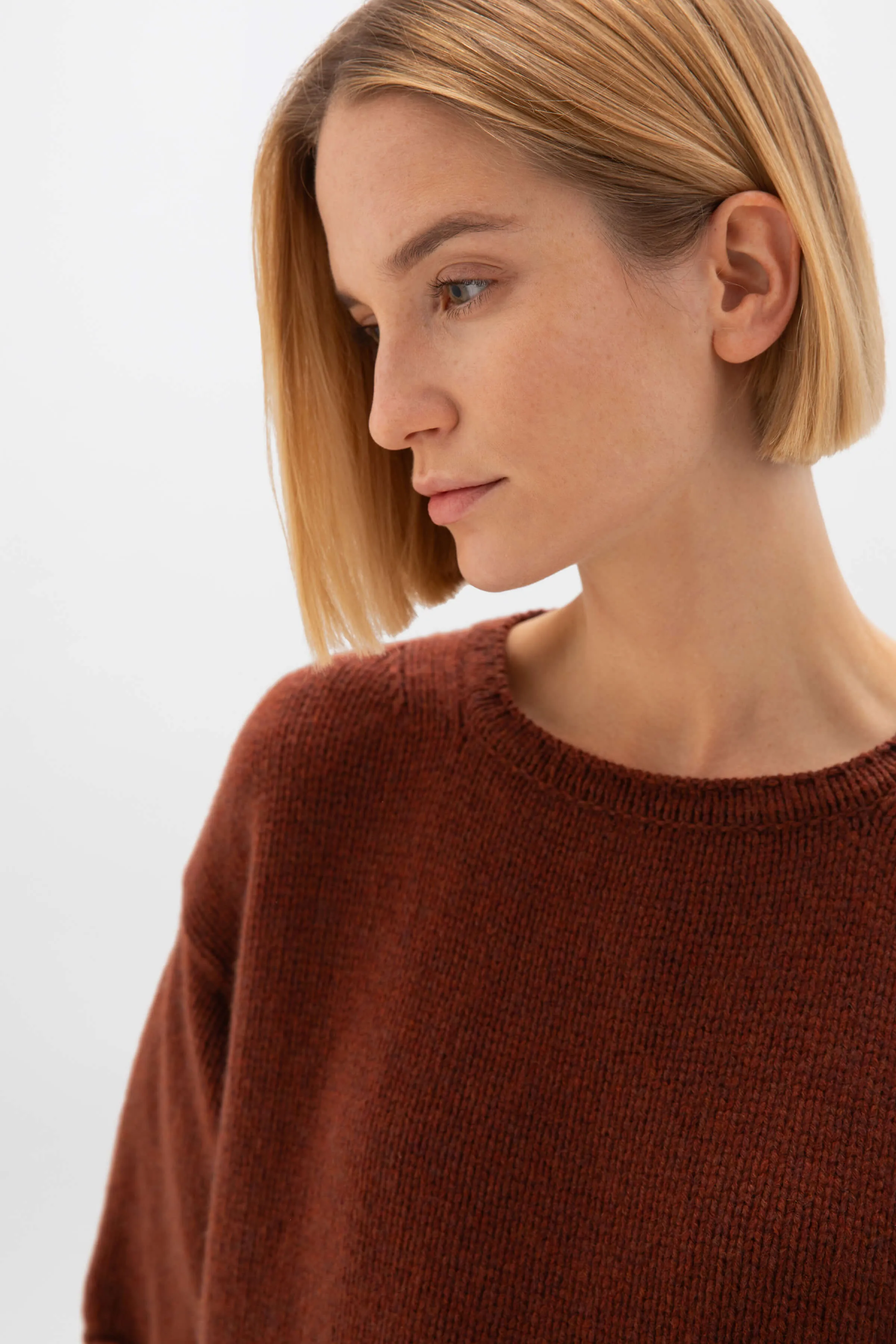 Boat Neck Cashmere Jumper