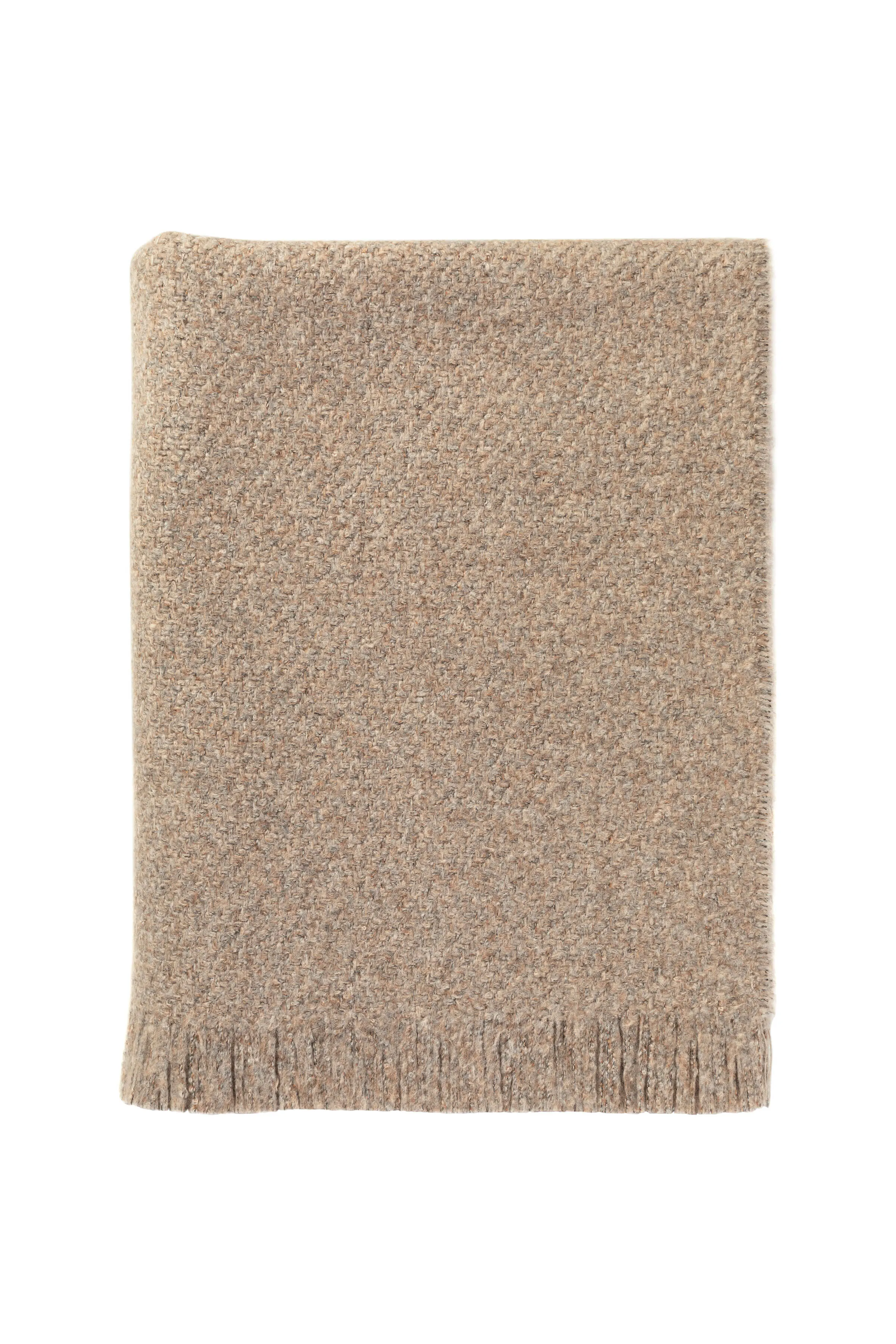 Brushed Bouclé Cashmere Silk Throw