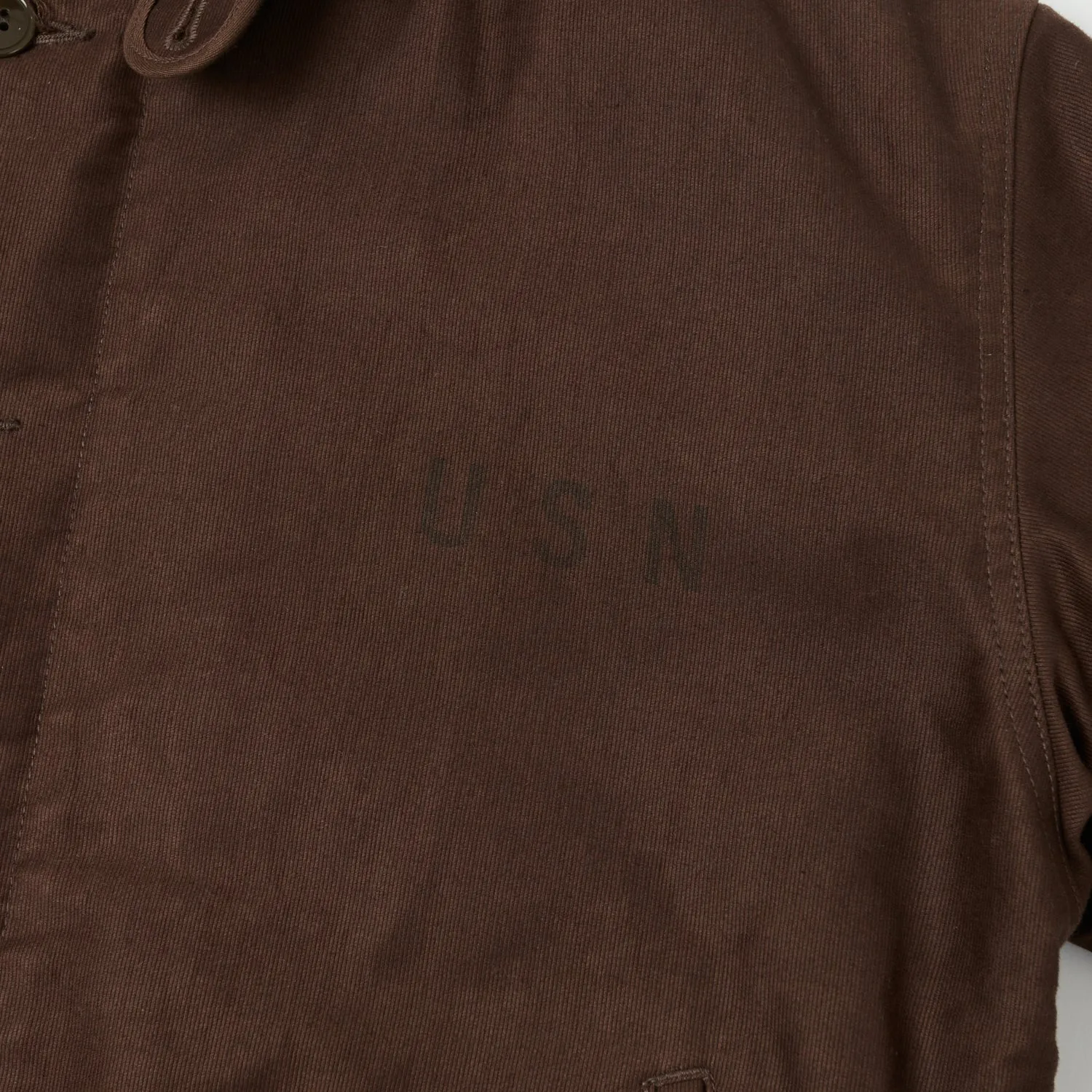 Buzz Rickson's Type N-1 Deck Jacket - Brown Demotex