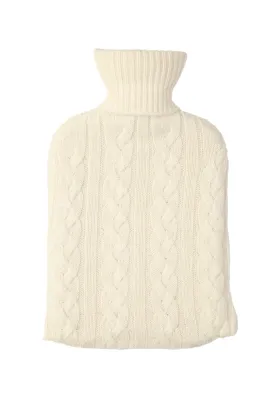 Cable Cashmere Hot Water Bottle