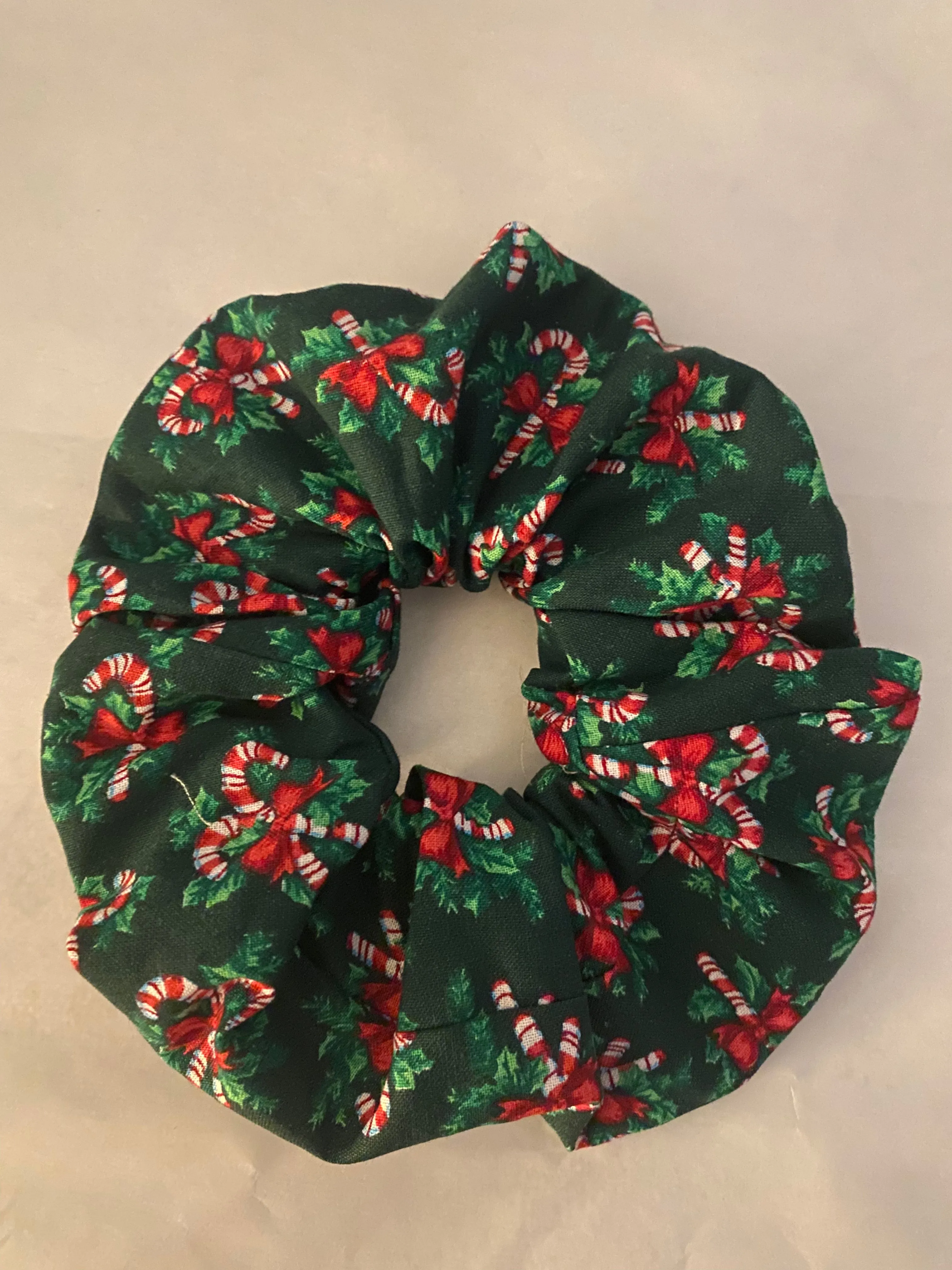 Candy Cane Scrunchies