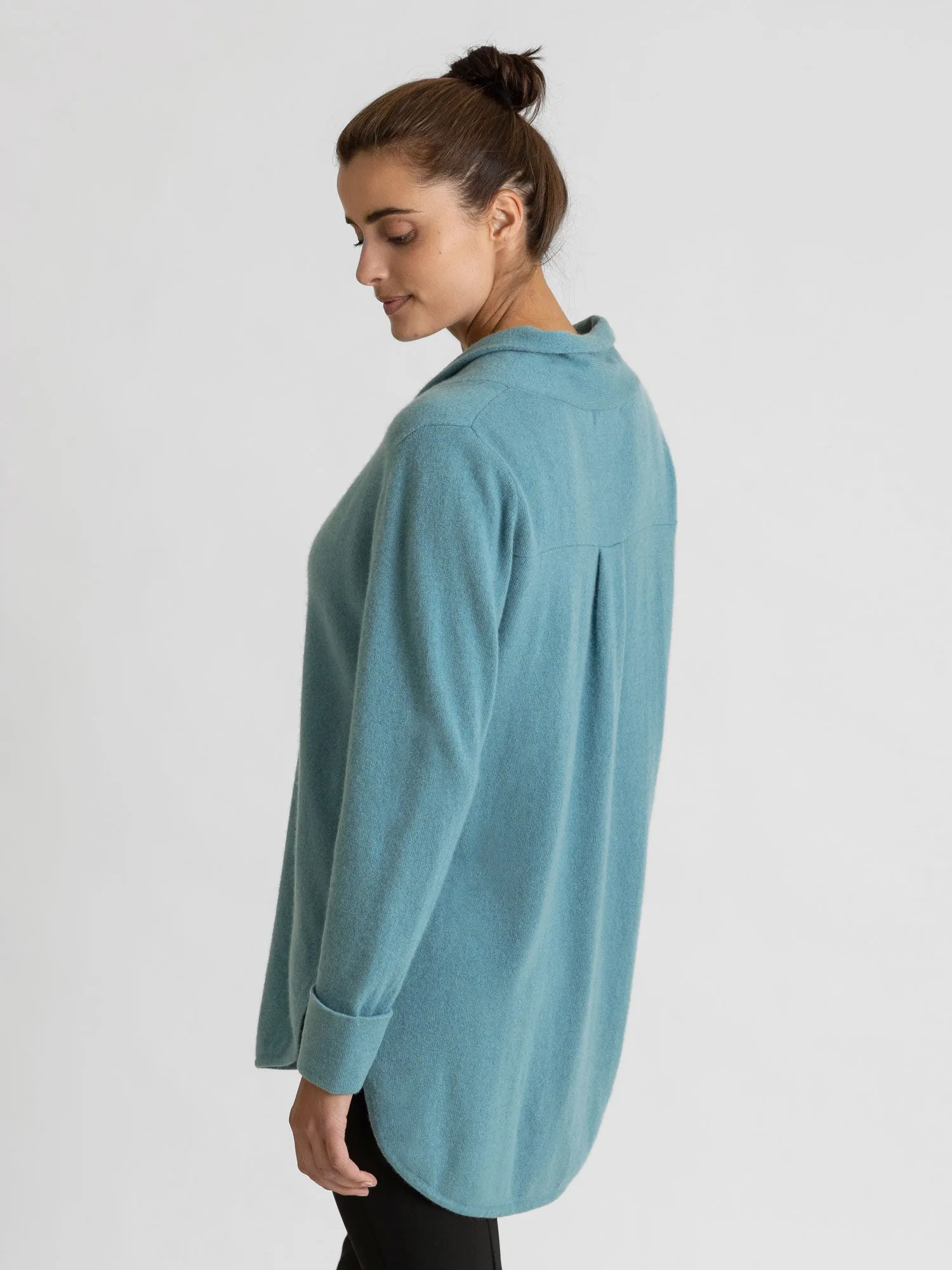 Cashmere sweater "Ida" - arctic