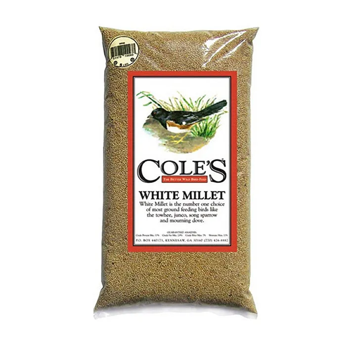 Cole's White Millet Wild Bird Seed, 10-lb bag