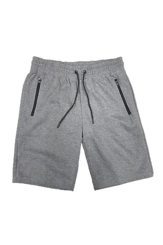 Cotton Blend Lounge Sweat Shorts