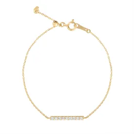 Diamond Bar Bracelet