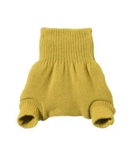 Disana Organic Merino Wool Knitted Nappy Cover, Curry