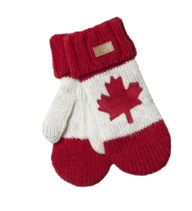 Fleece Maple Mittens