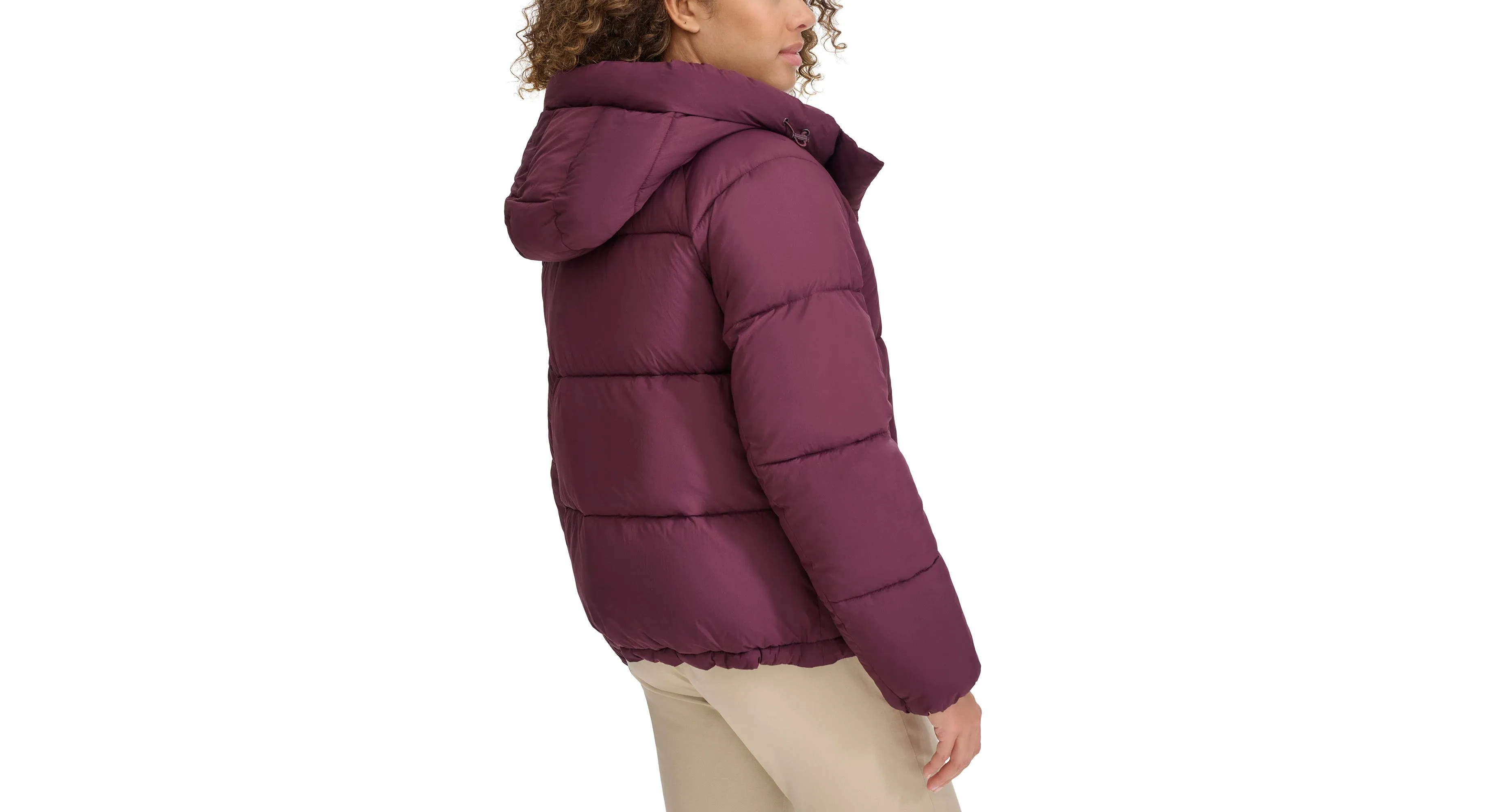 Hooded Matte Bubble Puffer Jacket