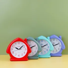 House-Shaped Table Desk and Wall Clock