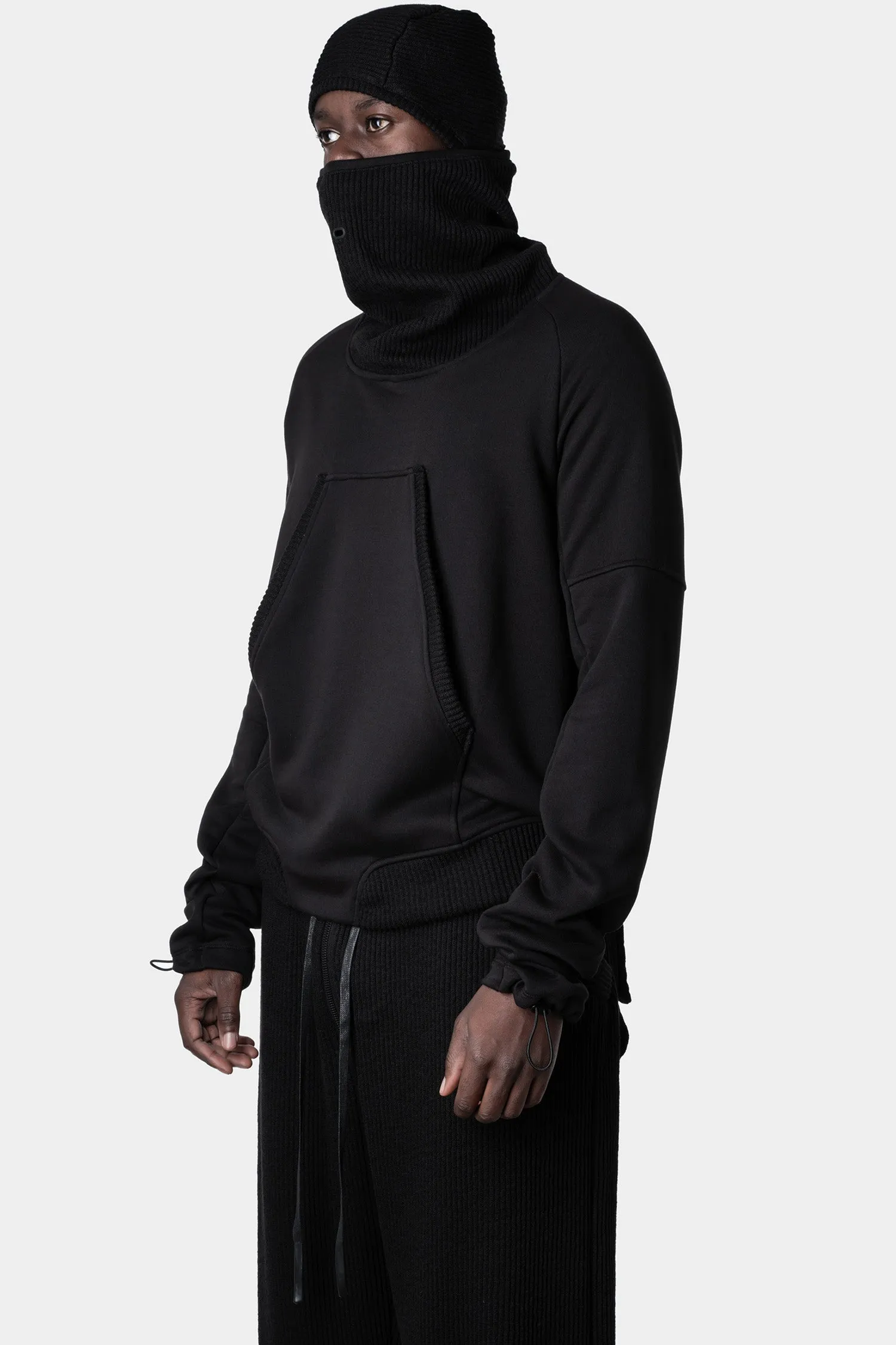 Hybrid balaclava hood sweater