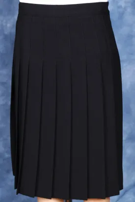 Junior High High School Navy Knife Pleated Skirt