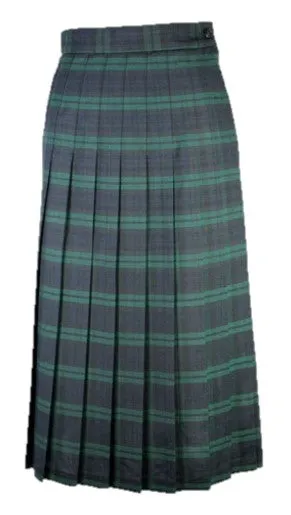 Junior Knife Pleated Skirt Plaid #120