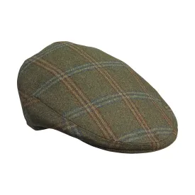 Laksen Men's Chester Tweed Ghillies Flat Cap w. Earwarmer