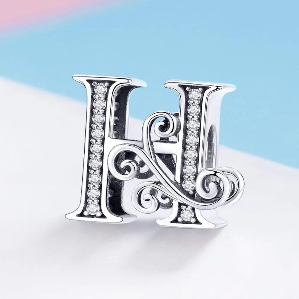 Letter H Initial Alphabet Charm