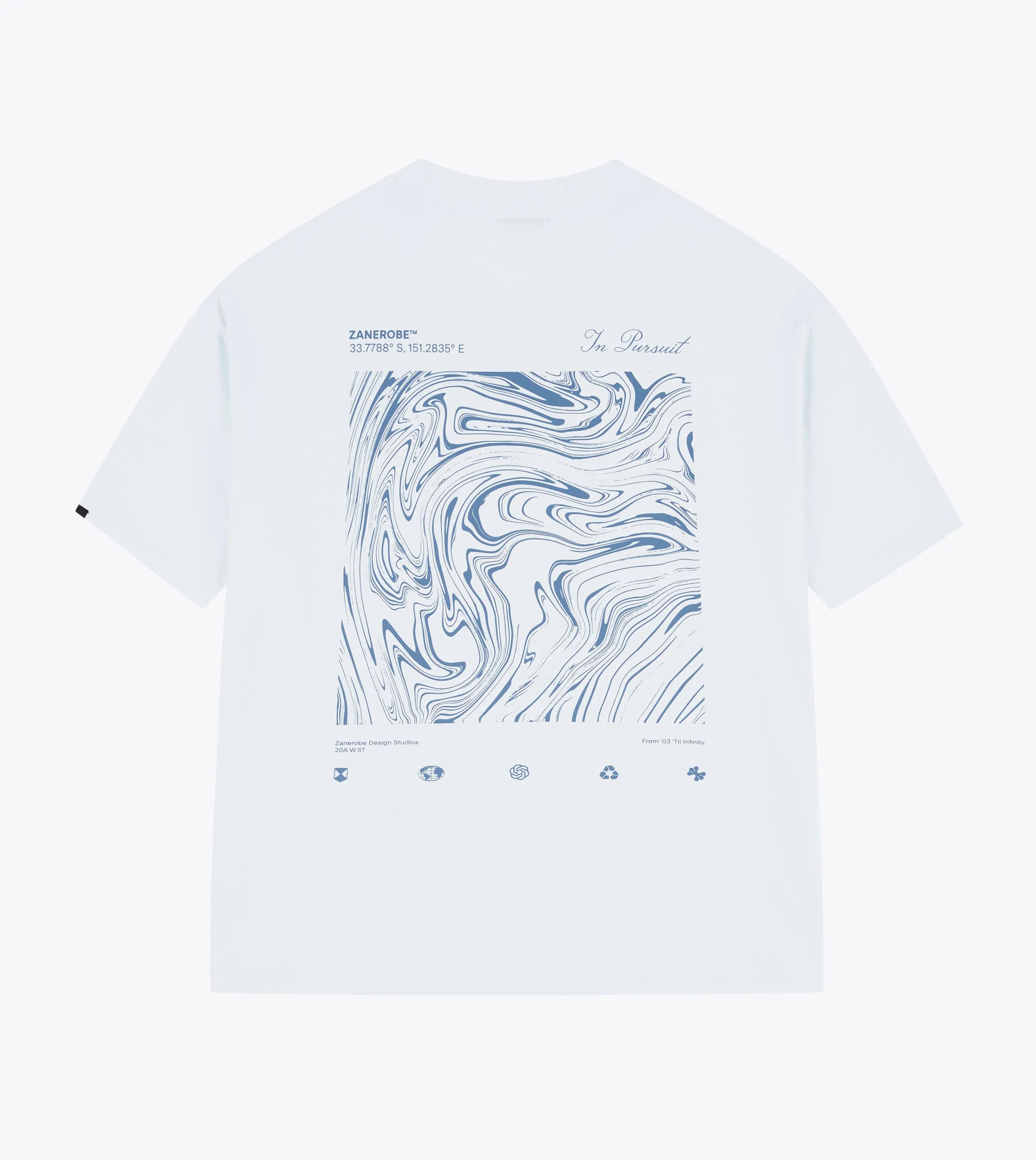 Levels Box Tee White