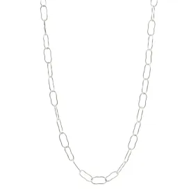 Magic Beans Layering Chain Necklace in Silver