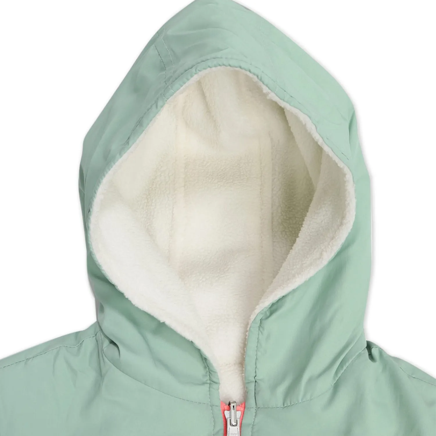 Olive Hooded Reversible Jacket