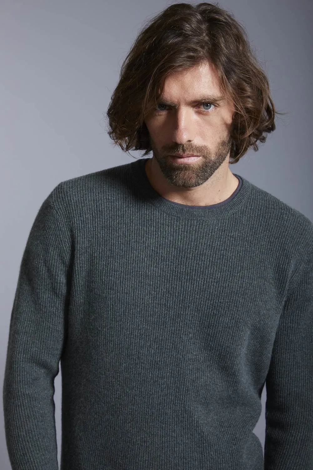 Orion Ribbed Men's Cashmere Sweater