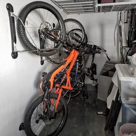 OUTLET | Mountain Bike Wall Rack | Vertical Swivel Storage Mount