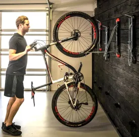 OUTLET | Mountain Bike Wall Rack | Vertical Swivel Storage Mount