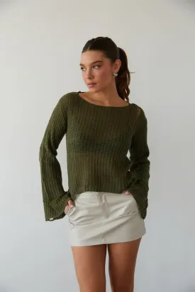 Ryder Open Back Flare Sweater