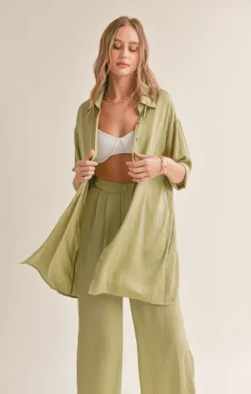 Sadie And Sage Juicy Oversized Layering Shirt