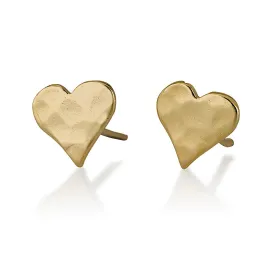 Small Heart Stud Earrings