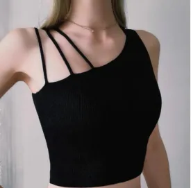 TRIPLE STRAPS CROP TOP