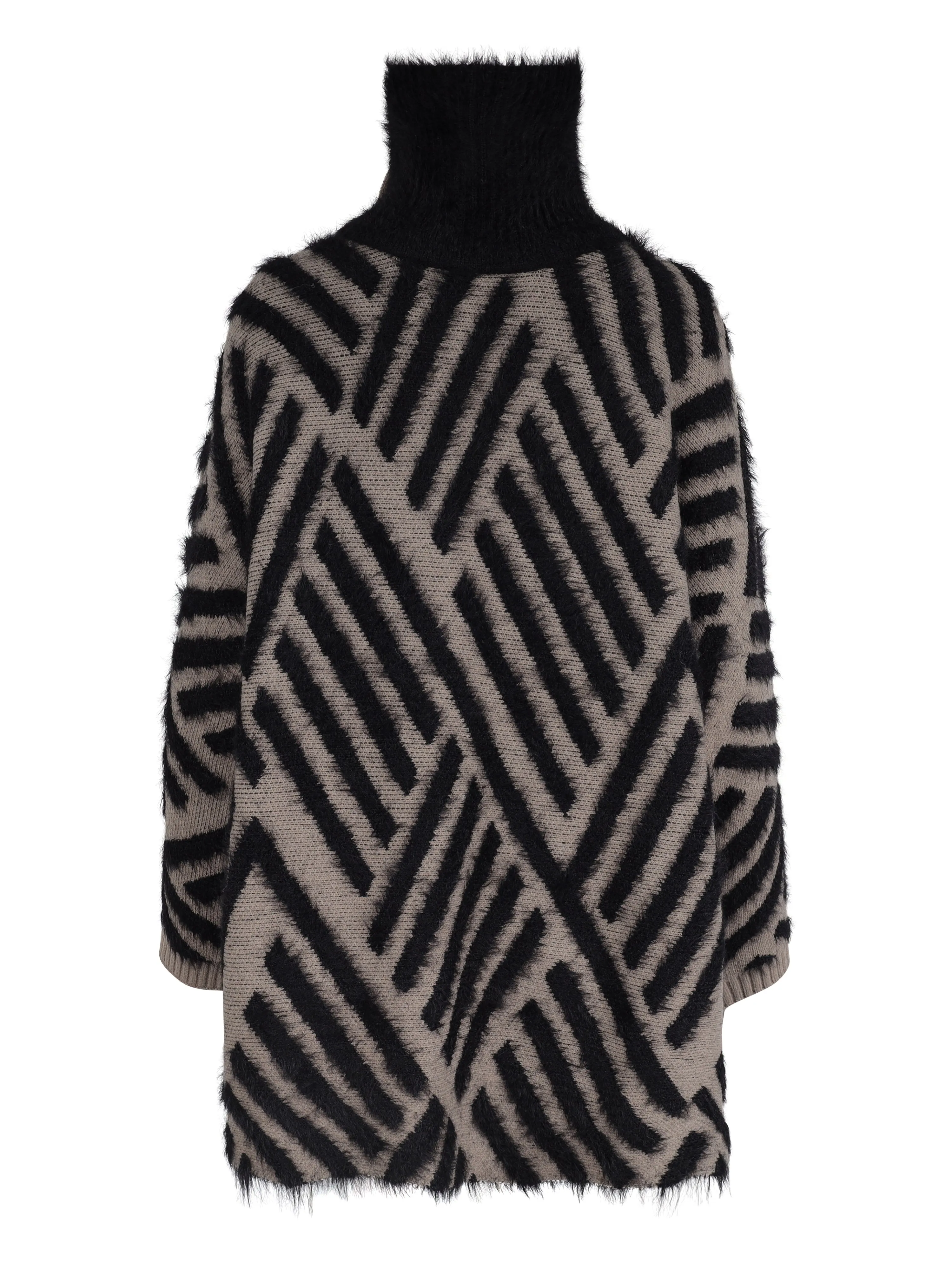 XIU knit pullover - Black mix